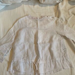 Zara Basic white blouse